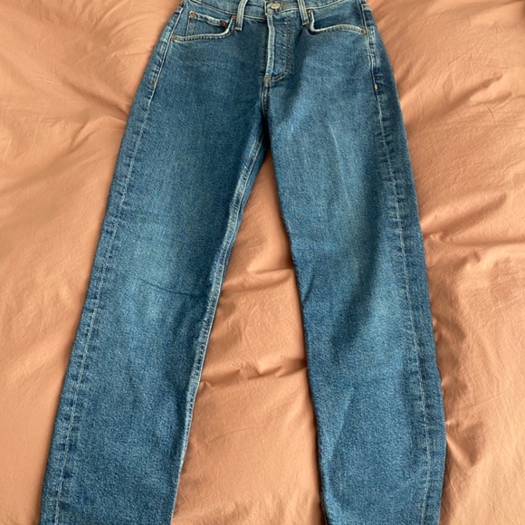 Agolde Riley High Rise Crop Jean - Picture 3 of 5